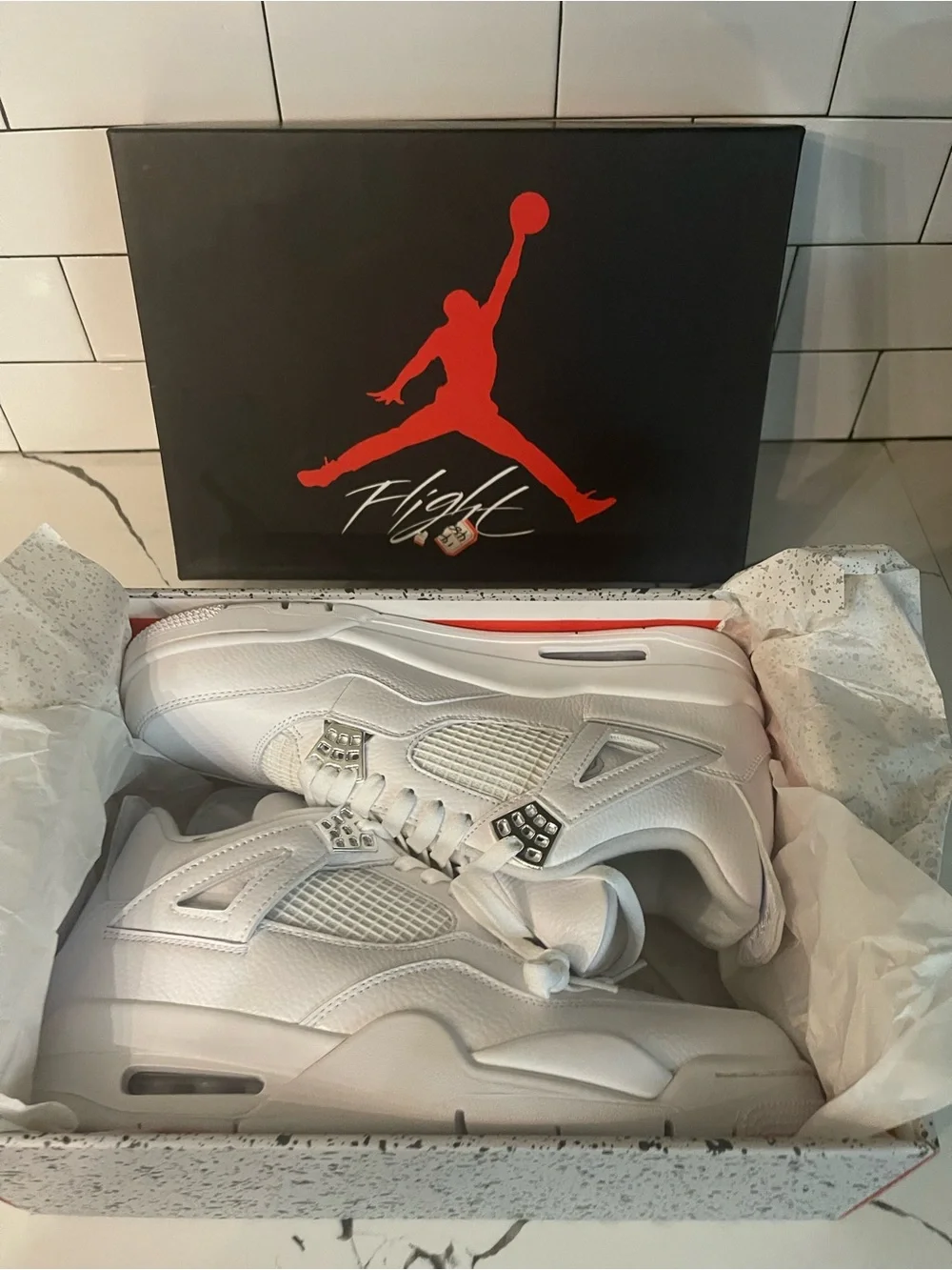 Mens Retro 4 Pure $ Size 11.5.